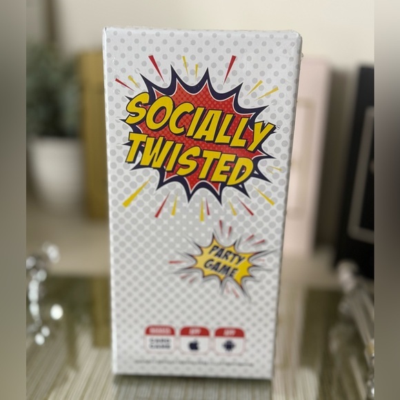 Other - Socially Twisted Party Card Game - Red and Yellow